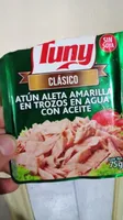 Atún Aleta Amarilla En trozos En Agua Con aceite