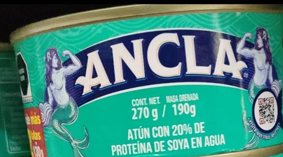 Atún de proteína de soja en agua