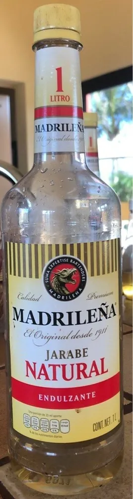 Madrileña jarabe natural endulzante