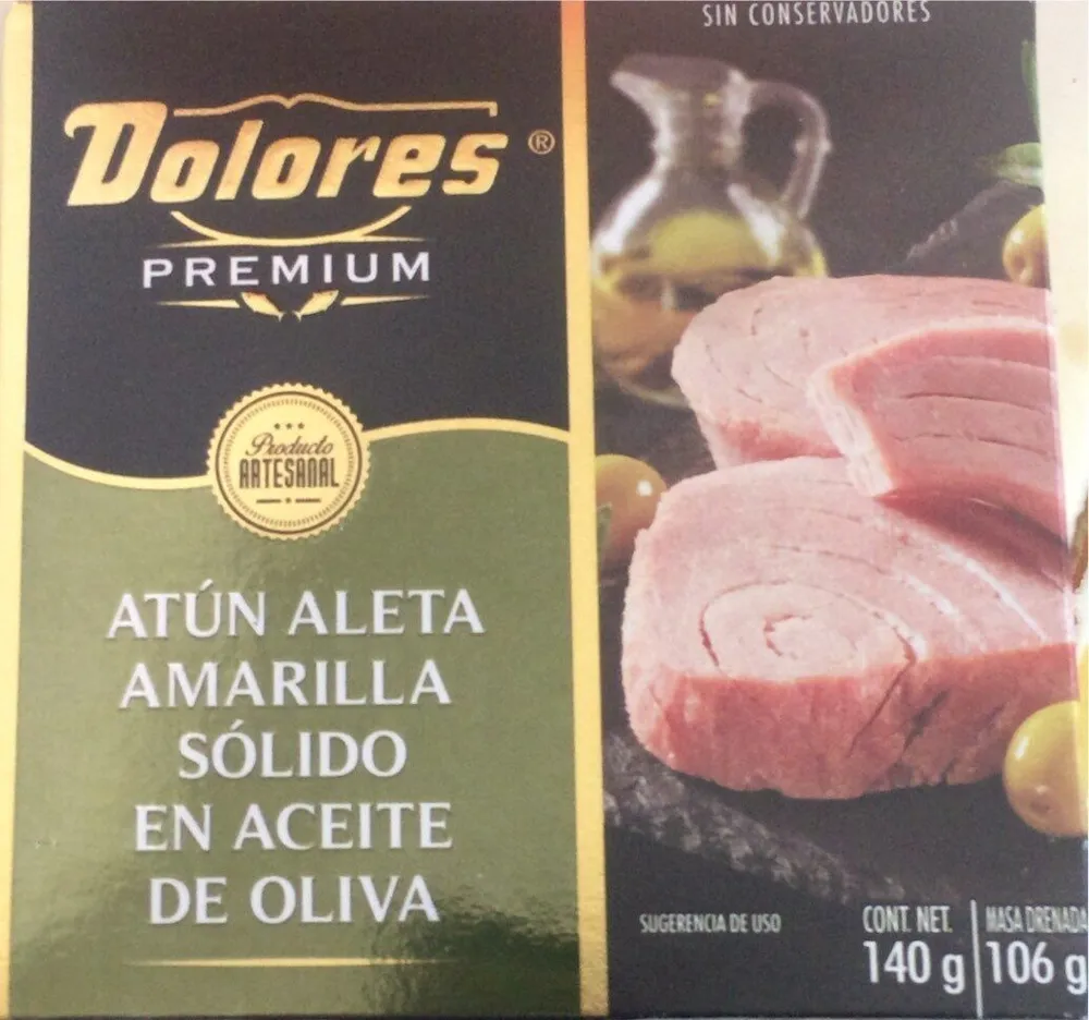 Atun aleta amarilla solido en aceite de oliva