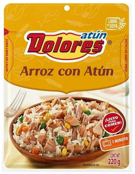 Atún Dolores aleta amarilla con arroz