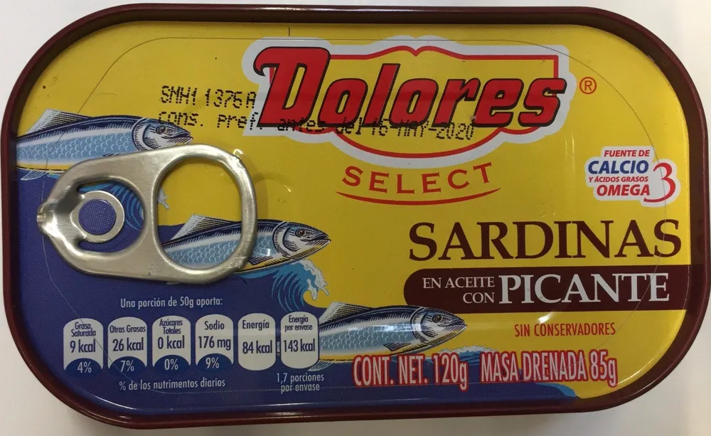 SARDINAS EN ACEITE CON PICANTE