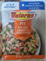 Atún Dolores en Agua Extra Proteína en Sobre 74g
