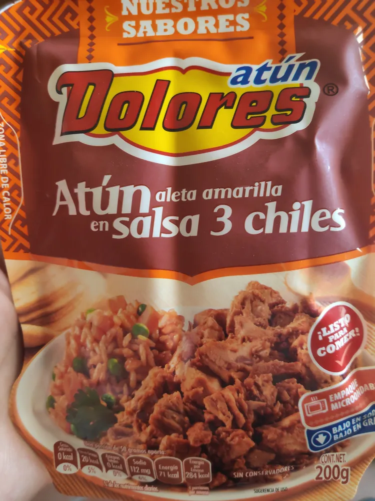 Atún Aleta Amarilla en salsa 3 chiles
