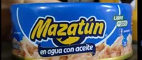 Atún en hojuelas en agua con aceite