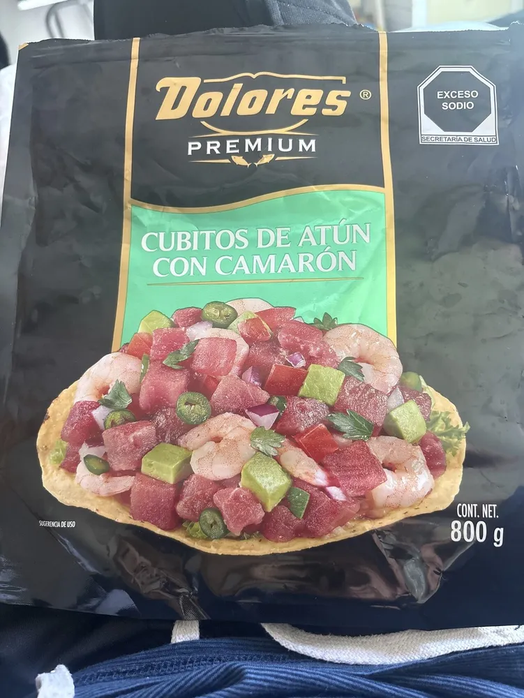 Cubitos De Atún Con Camarón