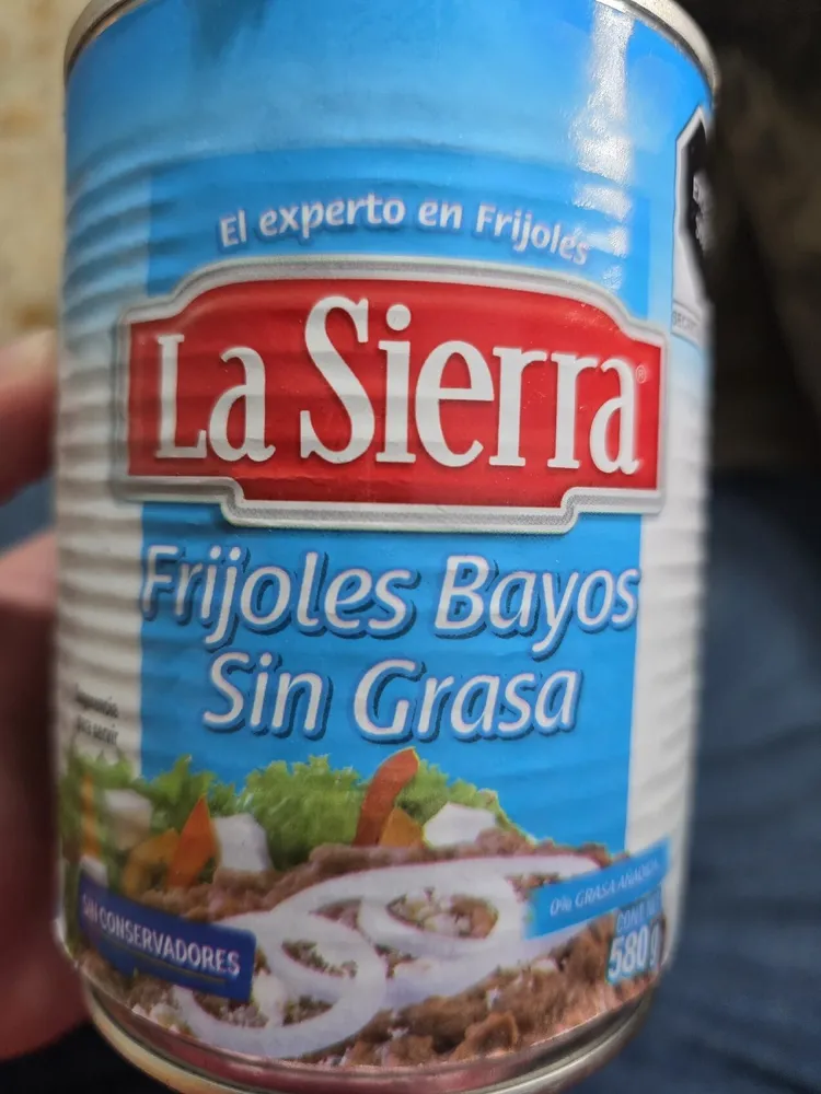 Frijoles bayos sin grasa