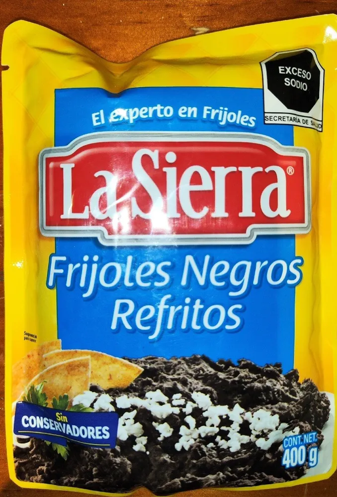 Frijoles Negros Refritos