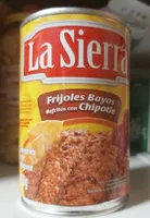 Frijoles Bayos refritos con chipotle