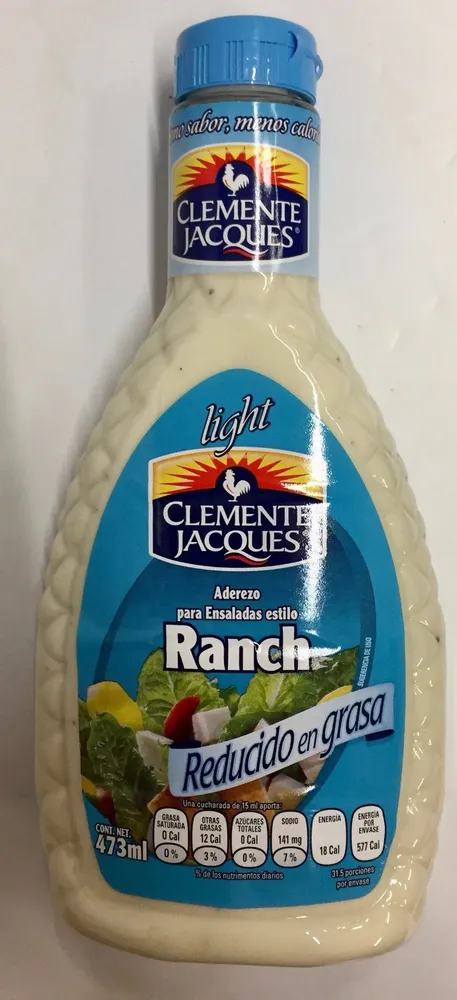 ADEREZO RANCH REDUCIDO EN GRASA