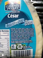 Aderezo para ensaladas. Reducido en Grasas. César
