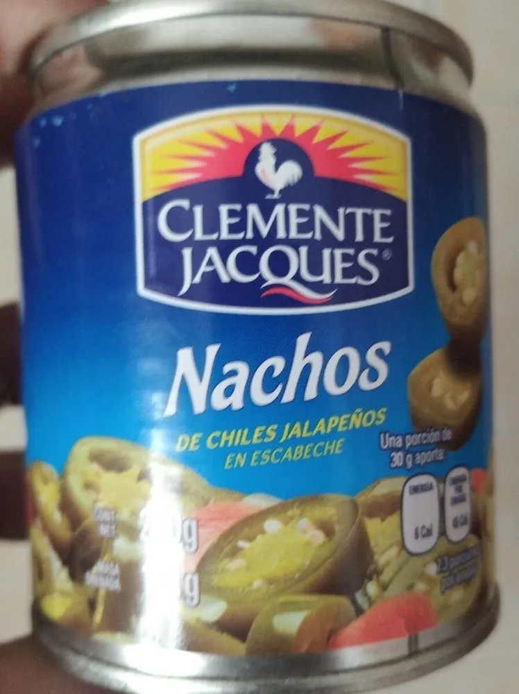 Nachos de chiles  jalapeños en escabeche