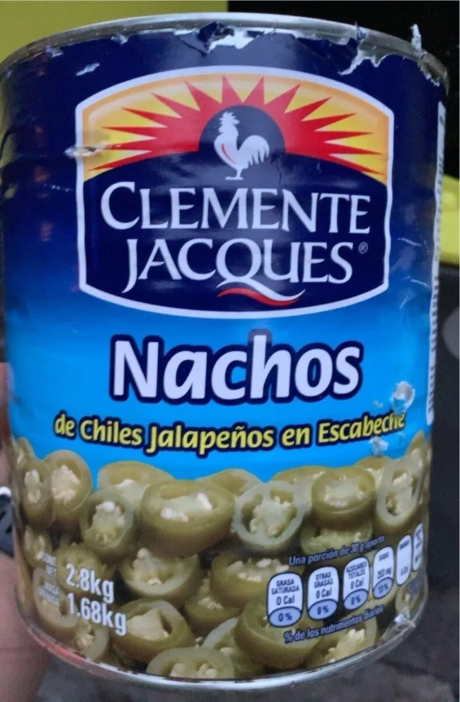 Nachos de chiles jalapeños