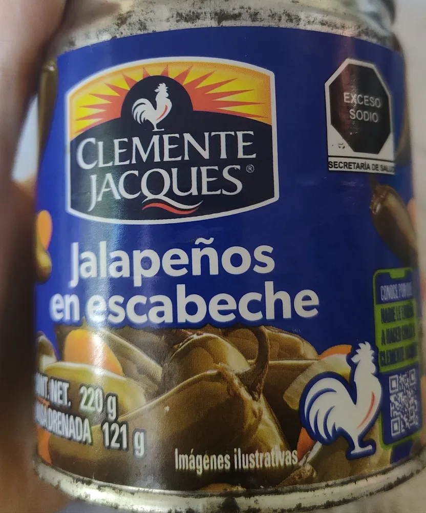 Chiles jalapeños en escabeche