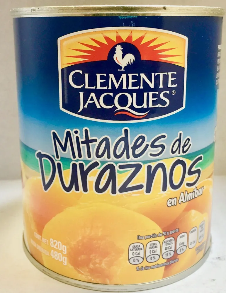 MITADES DE DURAZNOS EN ALMÍBAR