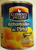Rebanadas de piña en almíbar