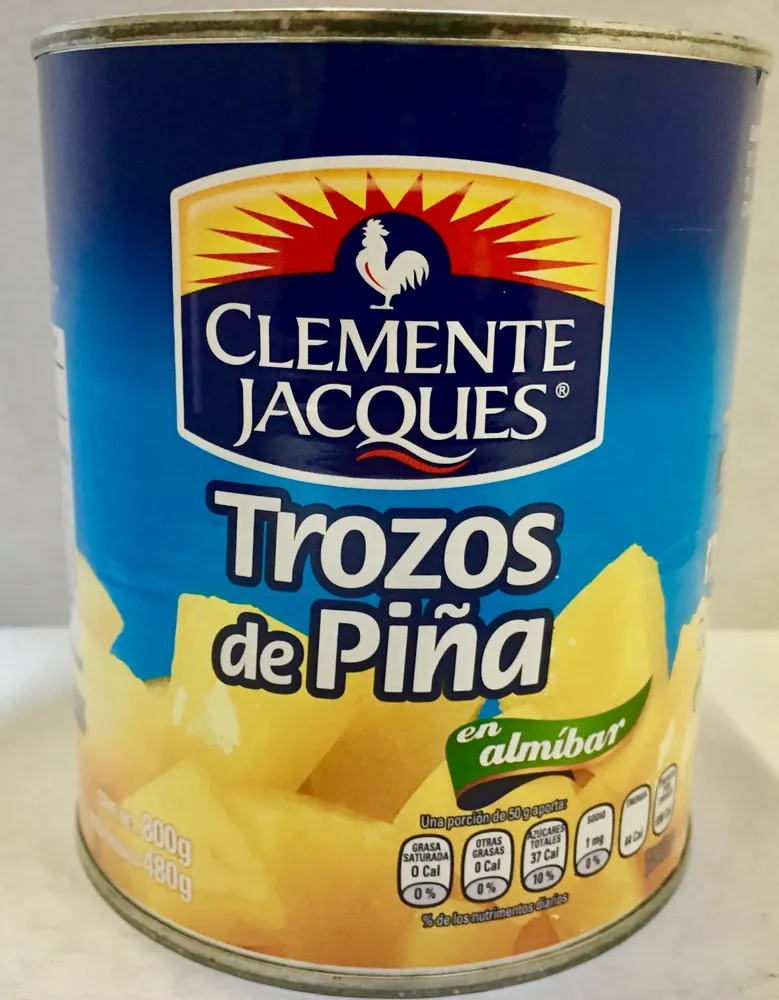TROZOS DE PIÑA EN ALMÍBAR