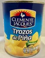 TROZOS DE PIÑA EN ALMÍBAR