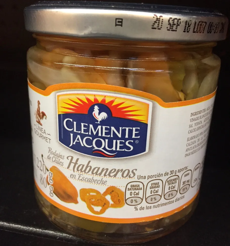 Habaneros en escabeche