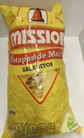 Totopos de maíz salados