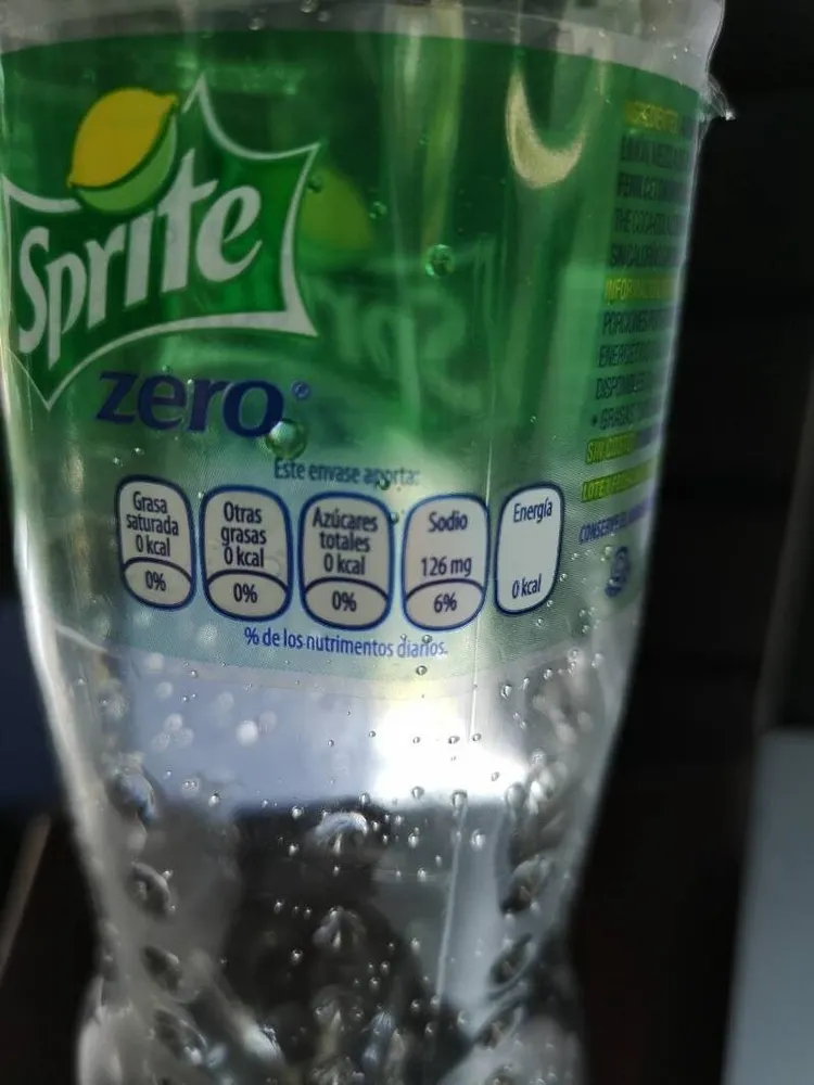 Sprite Lima Limón Zero NR