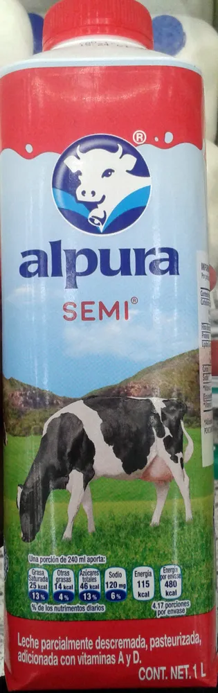 Leche Alpura semi