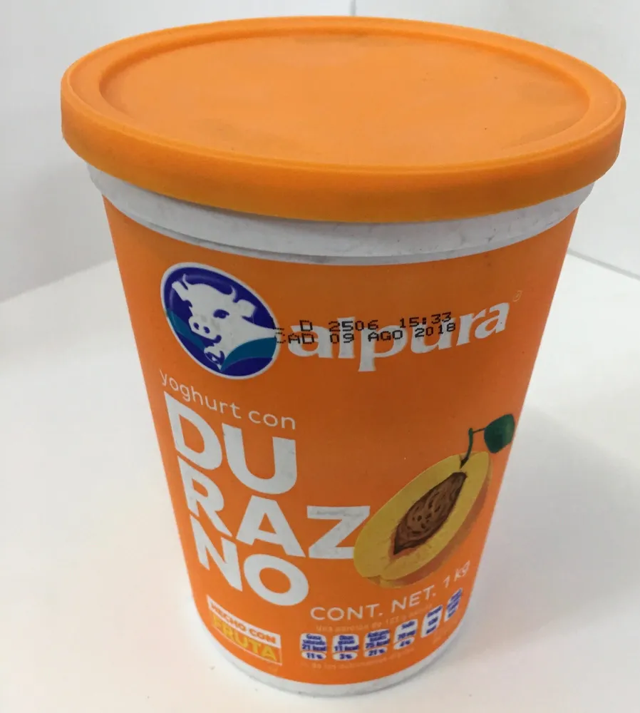 Yoghurt con Durazno