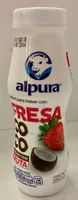 Alpura Yoghurt para beber con fresa y coco