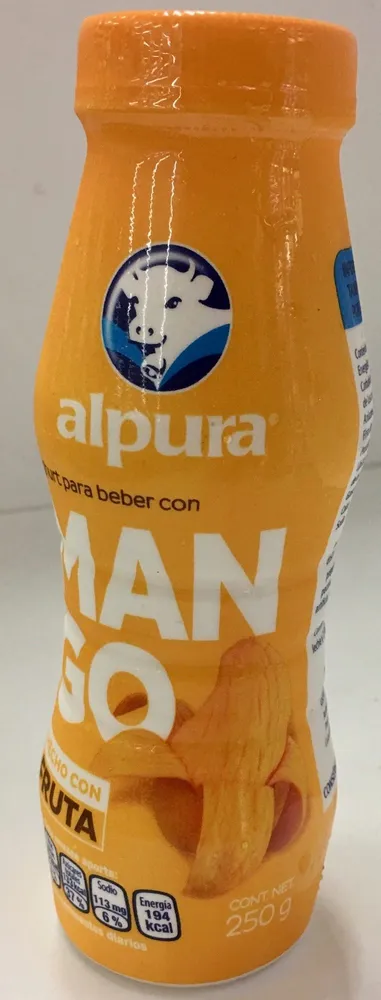 Alpura, Yoghurt para beber con mango