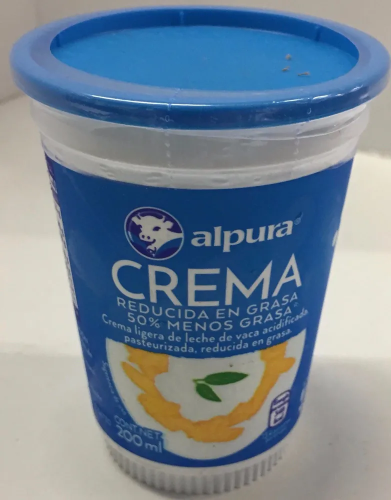 CREMA REDUCIDA EN GRASA