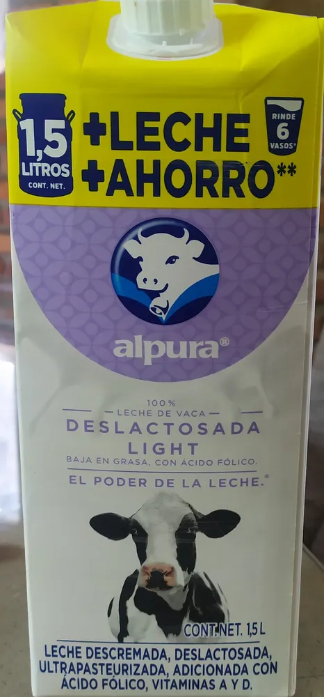 leche deslactosada light