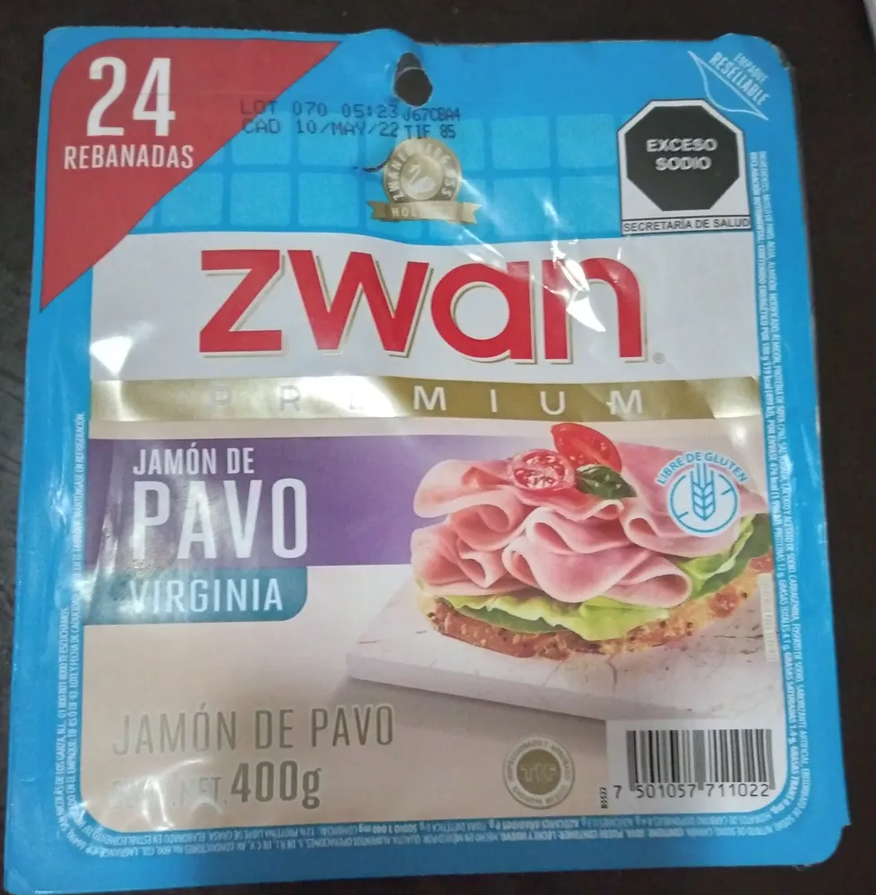 jamón de pavo virginia
