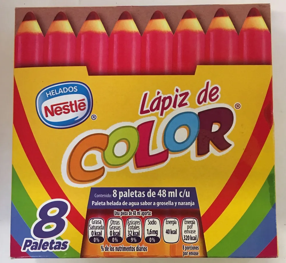 Paletas Lápiz de color Nestle
