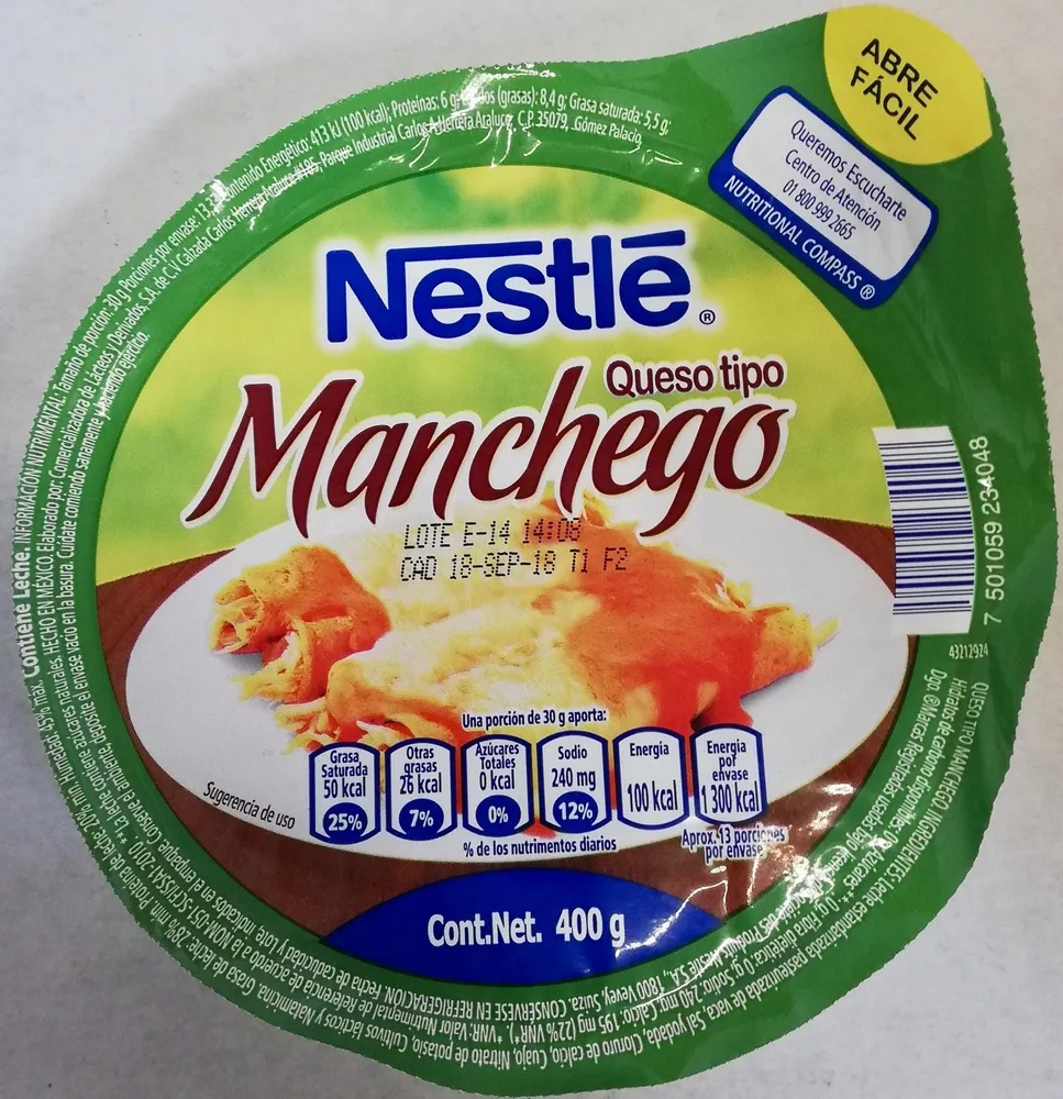 QUESO TIPO MANCHEGO