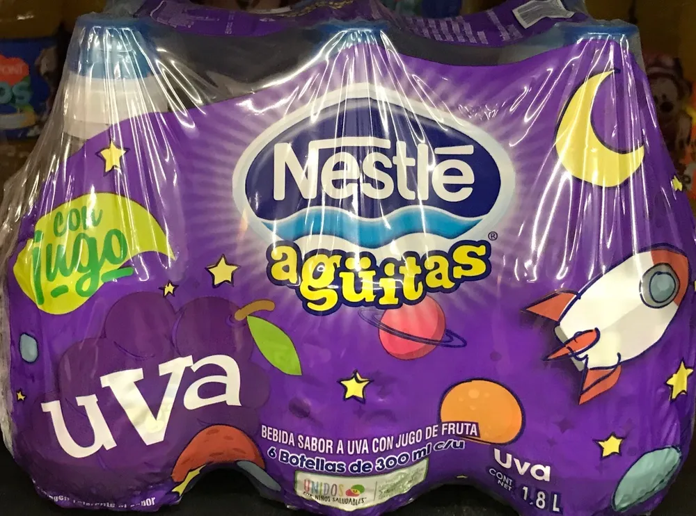 Aguitas Nestle Uva 6 pack