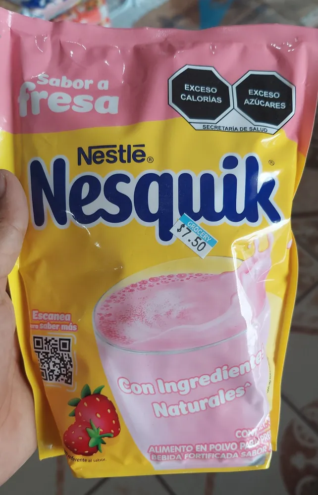 Nesquik en polvo  Fresa