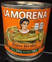 Rajas verdes La Morena