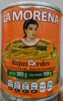 Fajas verdes - de chiles jalapeños en escabeche