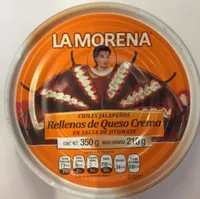 La Morena Chiles Jalapeños Rellenos de queso crema