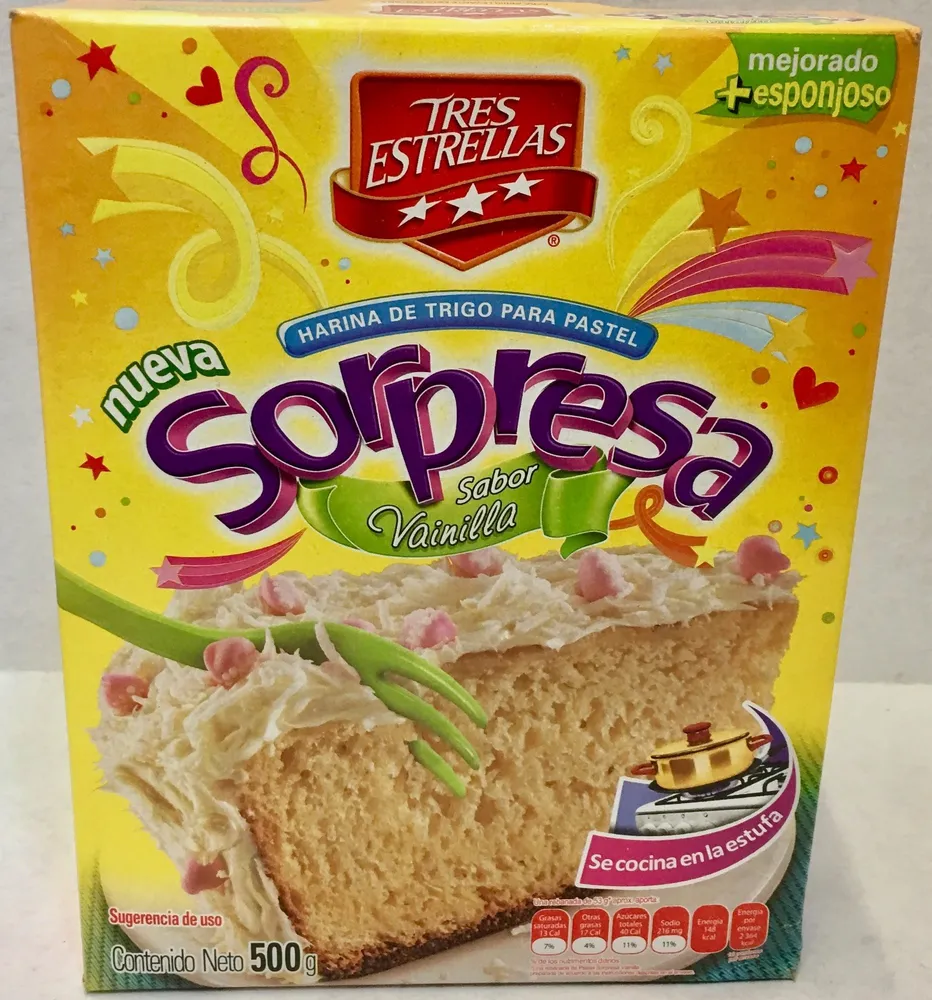 Harina de trigo para pastel