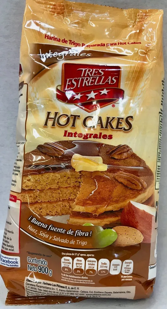 Harina de trigo preparada para hot cakes