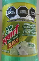 Refresco sabor toronja, limón y sal con 0.9% de jugo de toronja