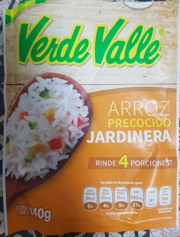 Arroz precocido Jardinera