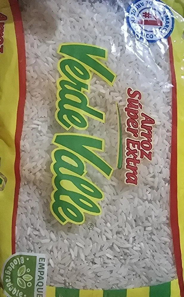 Arroz blanco entero Verde Valle