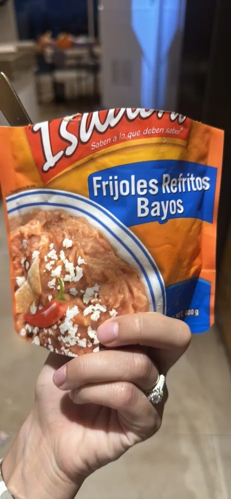 Frijoles refritos bayos