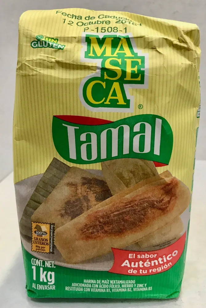 Harina de maíz nixtamalizado tamal