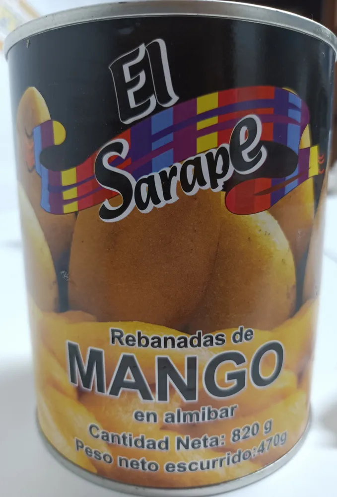 Rebanadas de Mango en Almíbar