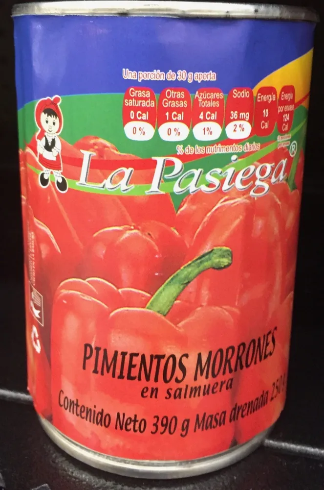La Pasiega Pimientos morrones en salmuera