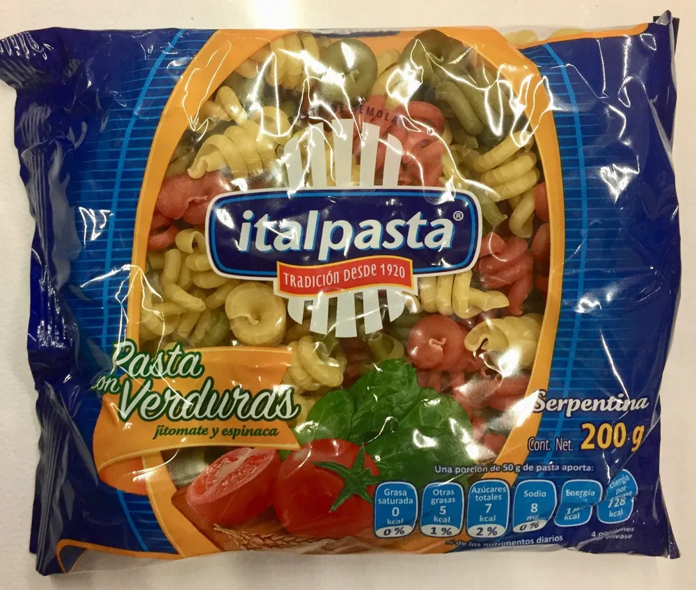 Italpasta Pasta con Verduras serpentina