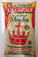 Arroz super extra con denominación de origen Soberano